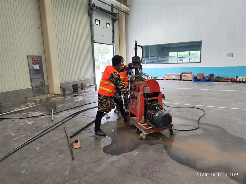 永登厂房地面下沉塌陷注浆加固施工